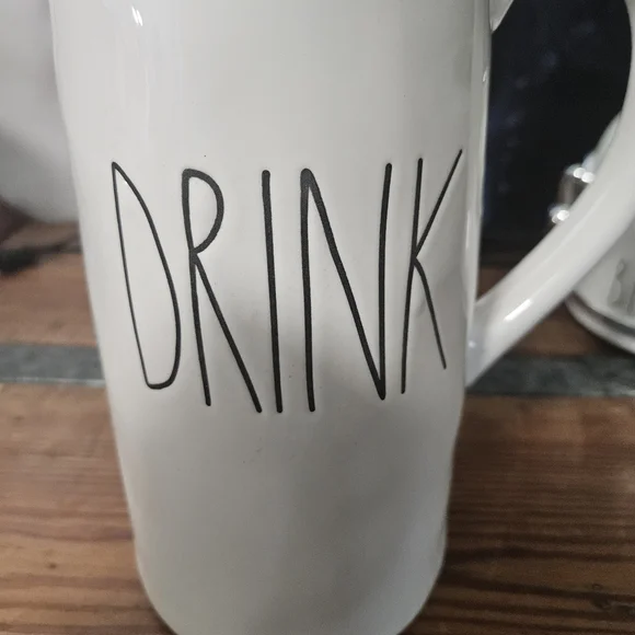 Rae Dunn White 'DRINK' Mug - Picture 5 of 5